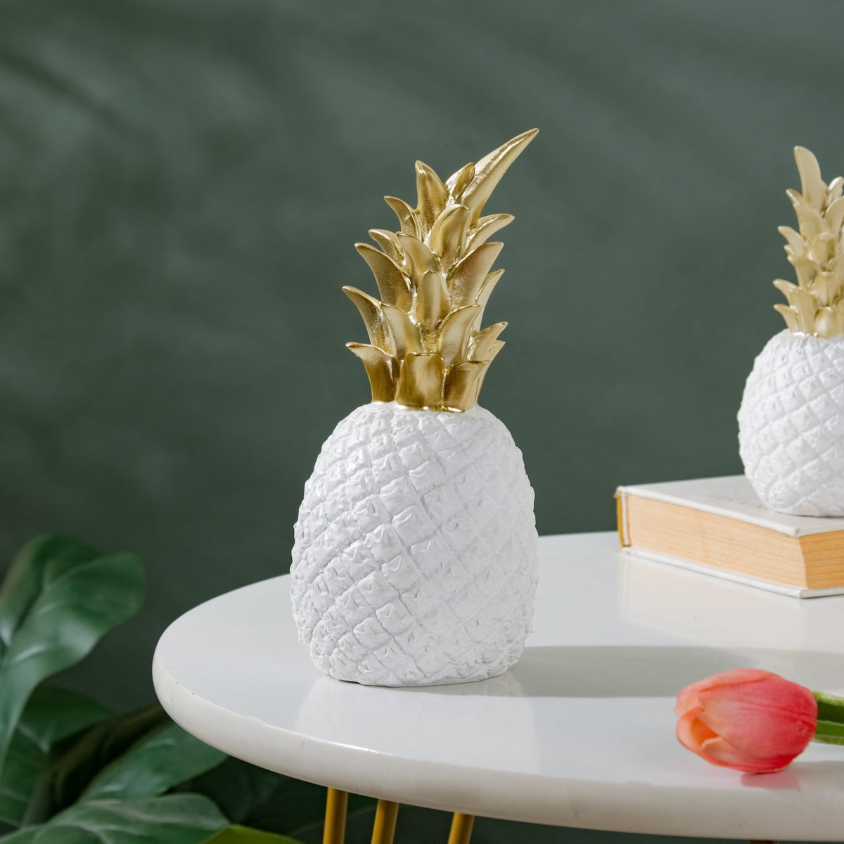 Pineapple Decor White Medium Nestasia