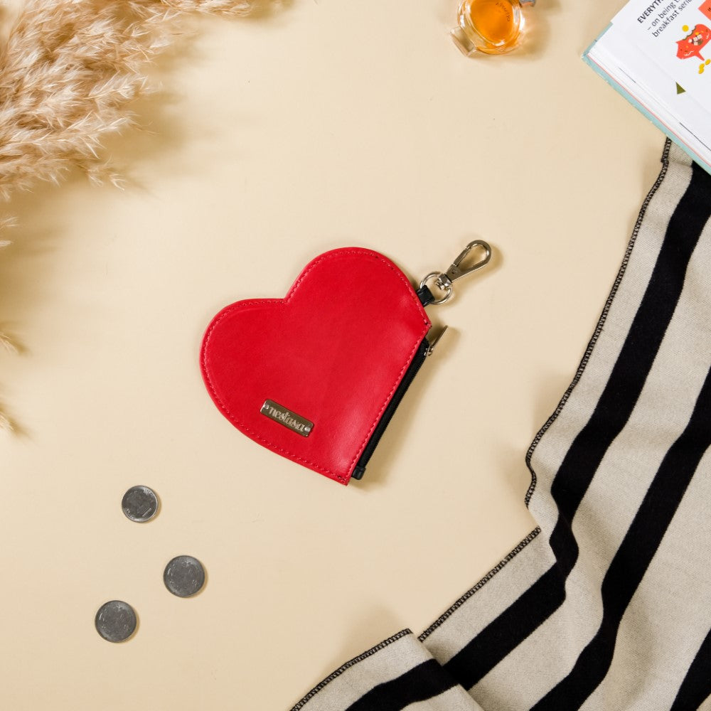 Heart Card Holder Coin Purse Nestasia