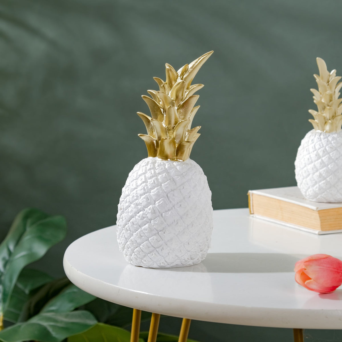 Pineapple Decor White Medium Nestasia