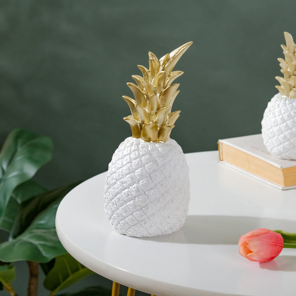 Pineapple Decor White Medium Nestasia