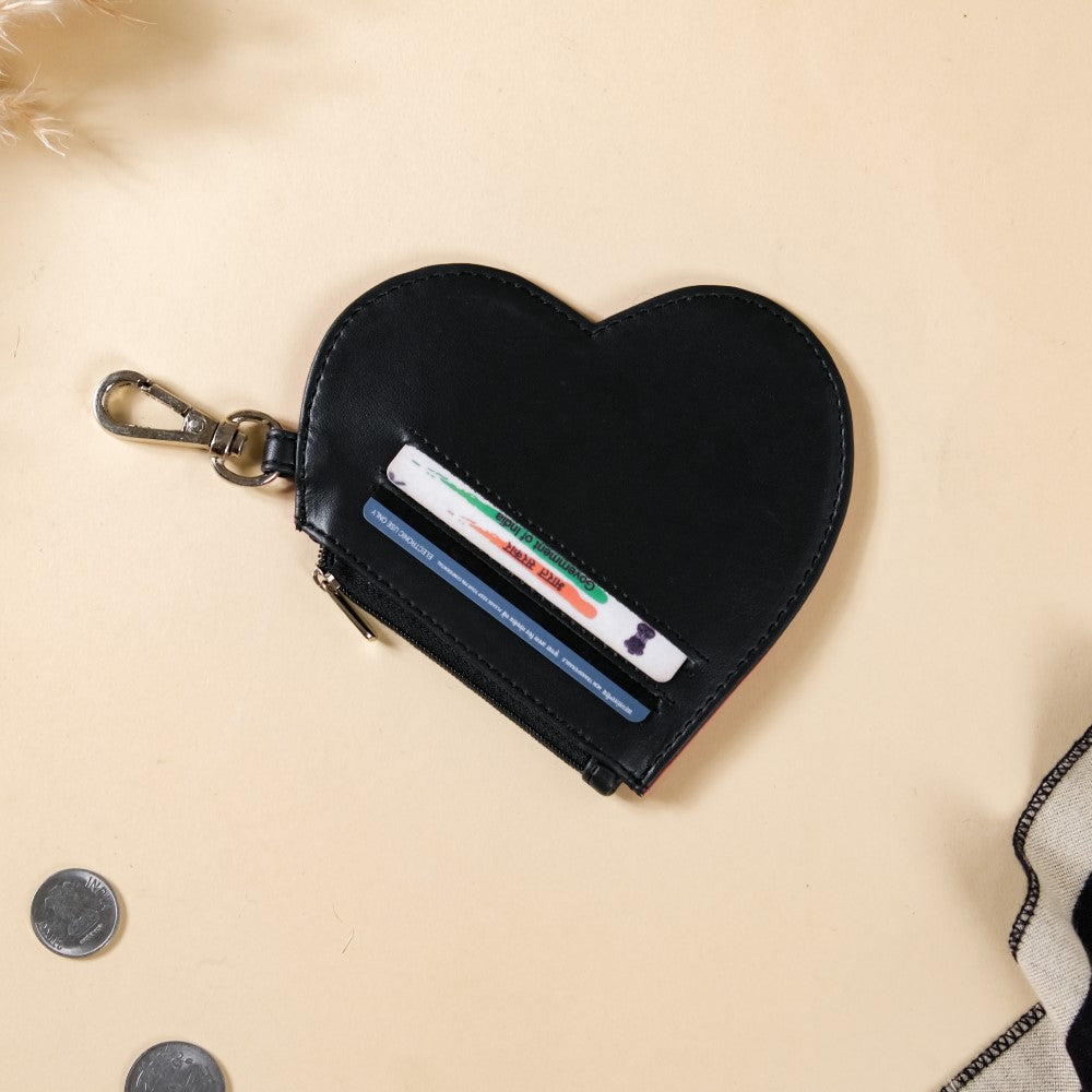 Heart Card Holder Coin Purse Nestasia