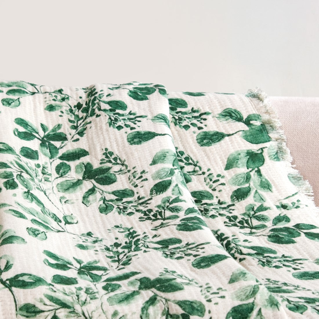 Forest Trail Cotton Sofa Throw 152x127cm Nestasia