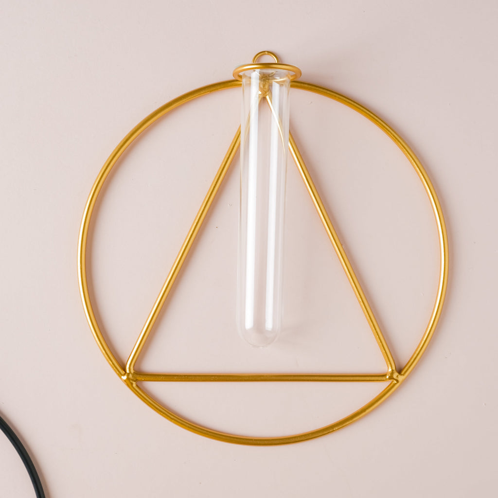 Hanging Glass Planter - Triangle Nestasia
