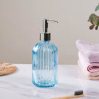 Ocean Blue Glass Dispenser With Nozzle Nestasia