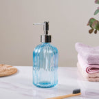 Ocean Blue Glass Dispenser With Nozzle Nestasia