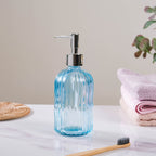 Ocean Blue Glass Dispenser With Nozzle Nestasia