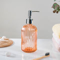 Caramel Amber Glass Dispenser with Nozzle Nestasia