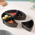 Dry Fruit Bowl Black Set Of 5 200 ml Nestasia