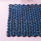 Rectangular Sabai Mat Blue Nestasia