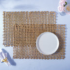Rectangular Sabai Mat Natural Nestasia