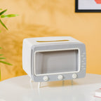 TV Tissue Box With Stand White Nestasia