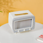 TV Tissue Box With Stand White Nestasia