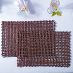 Rectangular Sabai Mat Brown Nestasia