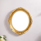 Vintage Oval Wall Mirror Gold Nestasia