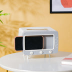 TV Tissue Box With Stand White Nestasia
