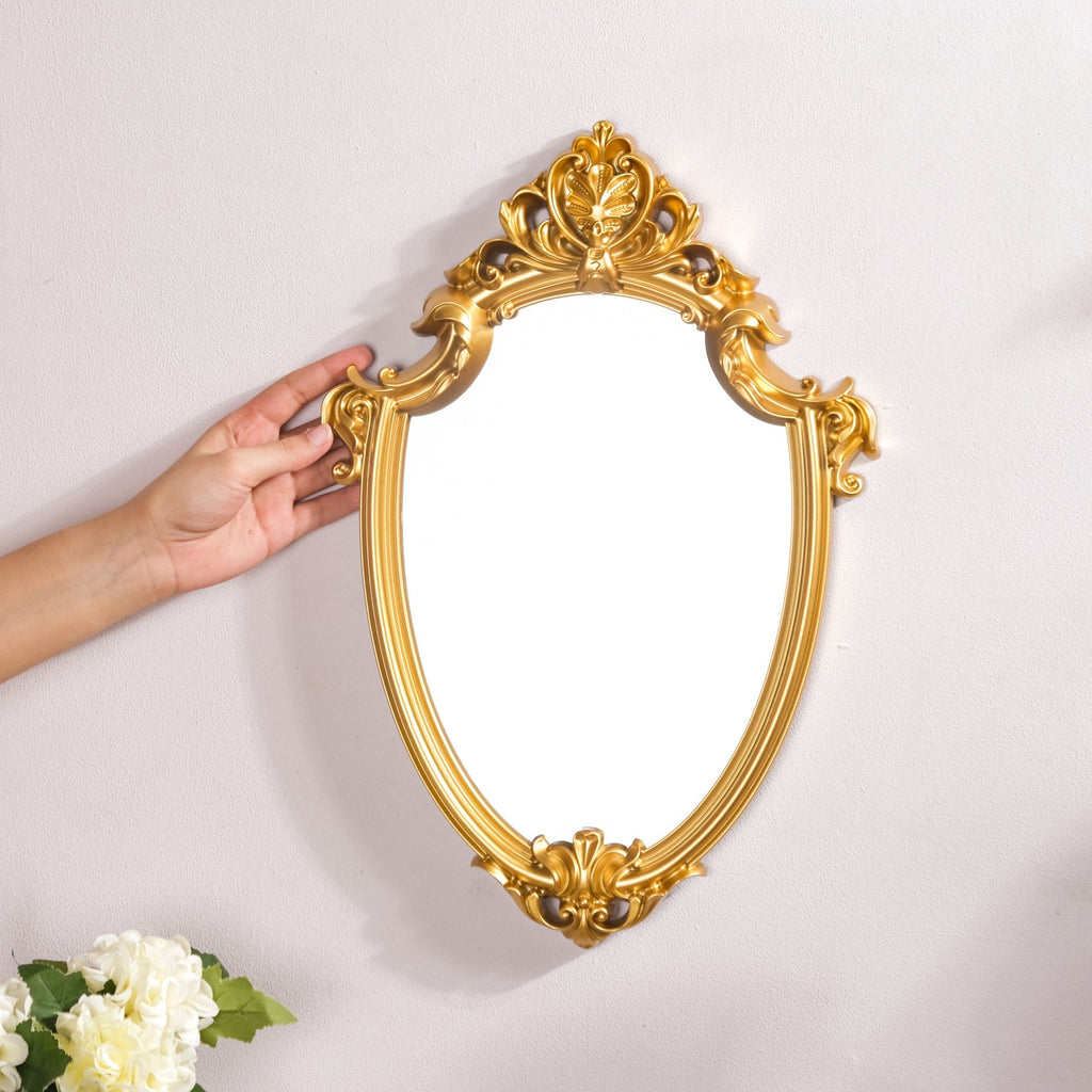 Decorative Gilded Wall Mirror Gold Nestasia