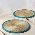 Round Sabai Trivet Turquoise Nestasia