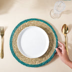 Round Sabai Trivet Turquoise Nestasia