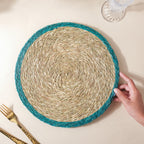 Round Sabai Trivet Turquoise Nestasia