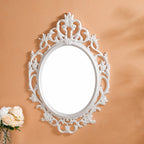 Hanging Wall Mirror White Large Nestasia