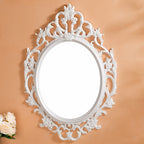 Hanging Wall Mirror White Large Nestasia