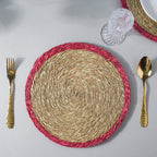 Round Sabai Trivet Red Nestasia