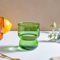 Transparent Borosilicate Glass Tumbler Green Nestasia