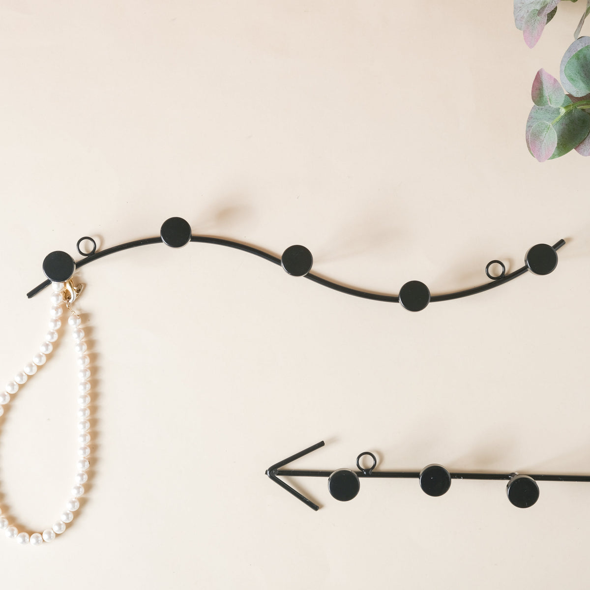 Clothes Hook - Black Nestasia