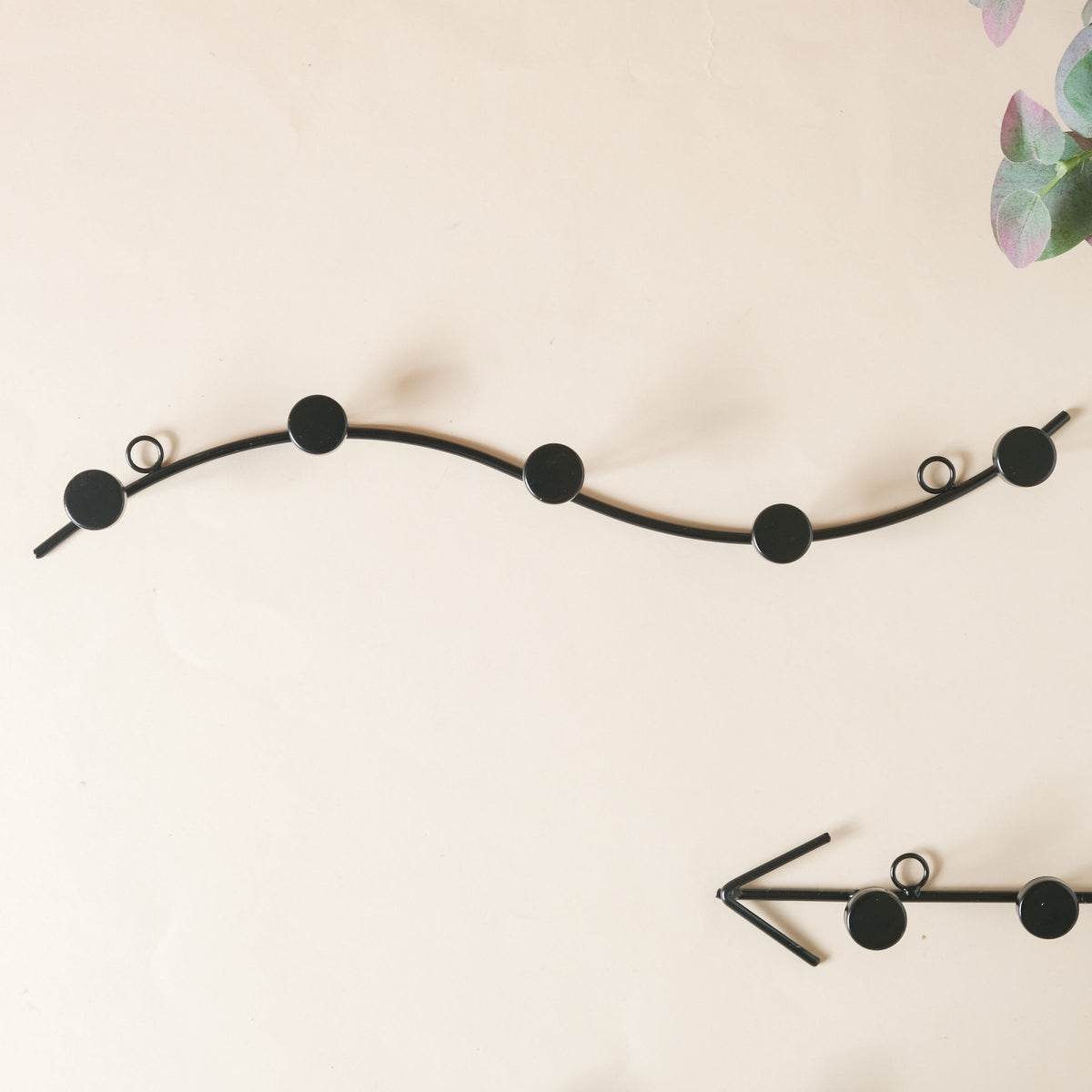 Clothes Hook - Black Nestasia