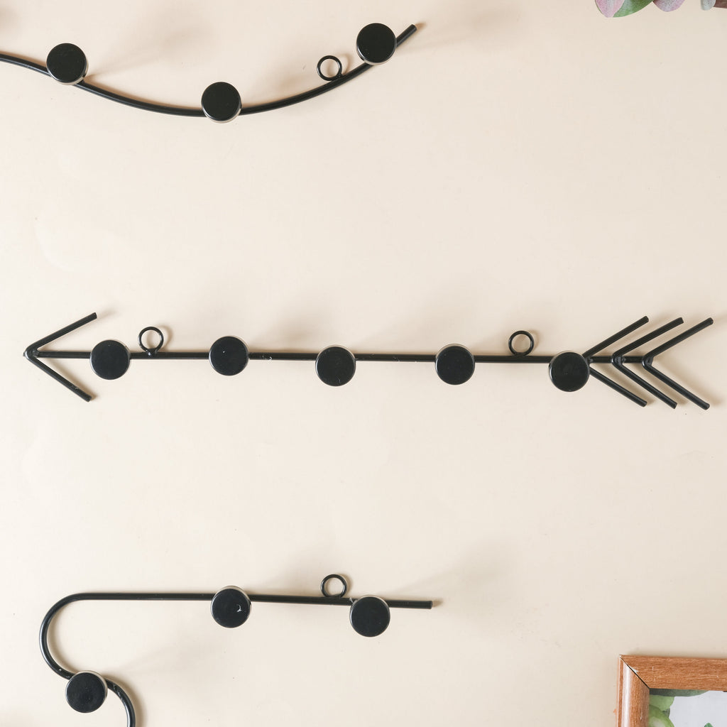 Clothes Hook - Black Nestasia