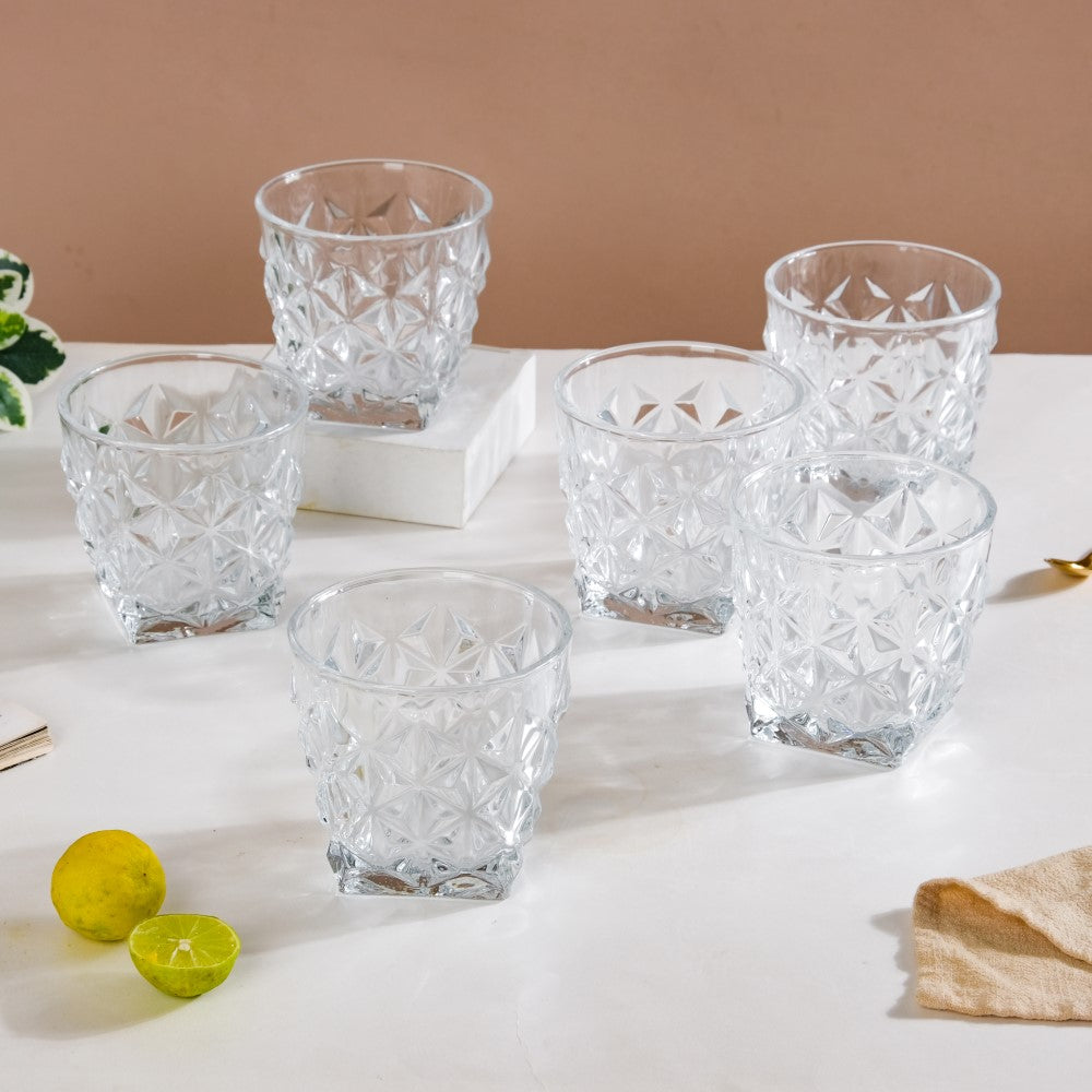 Whiskey Glass Set Of 6 300ml Nestasia
