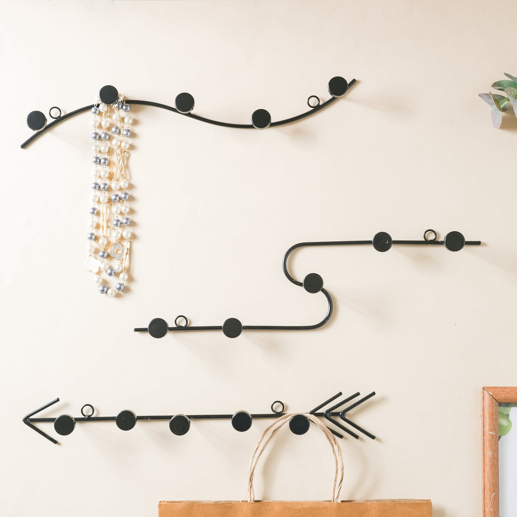 Clothes Hook - Black Nestasia