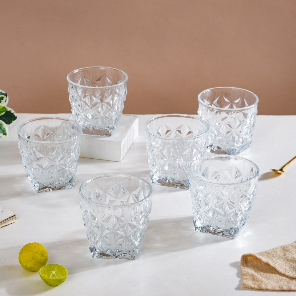 Whiskey Glass Set Of 6 300ml Nestasia