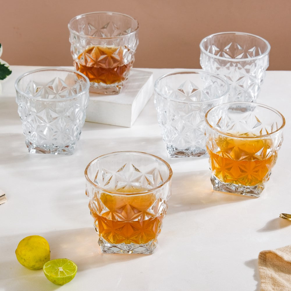 Whiskey Glass Set Of 6 300ml Nestasia