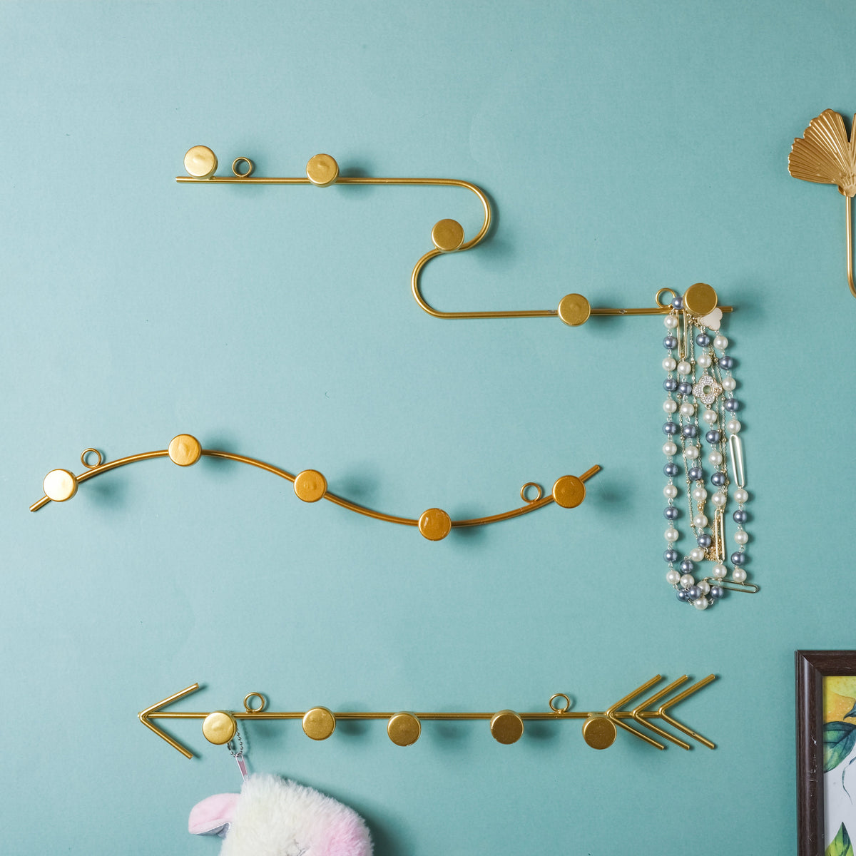 Clothes Hook - Gold Nestasia