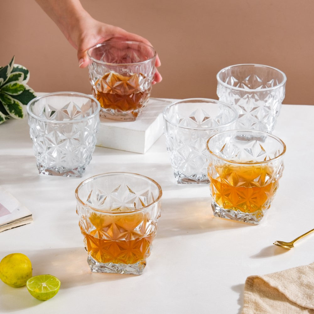 Whiskey Glass Set Of 6 300ml Nestasia