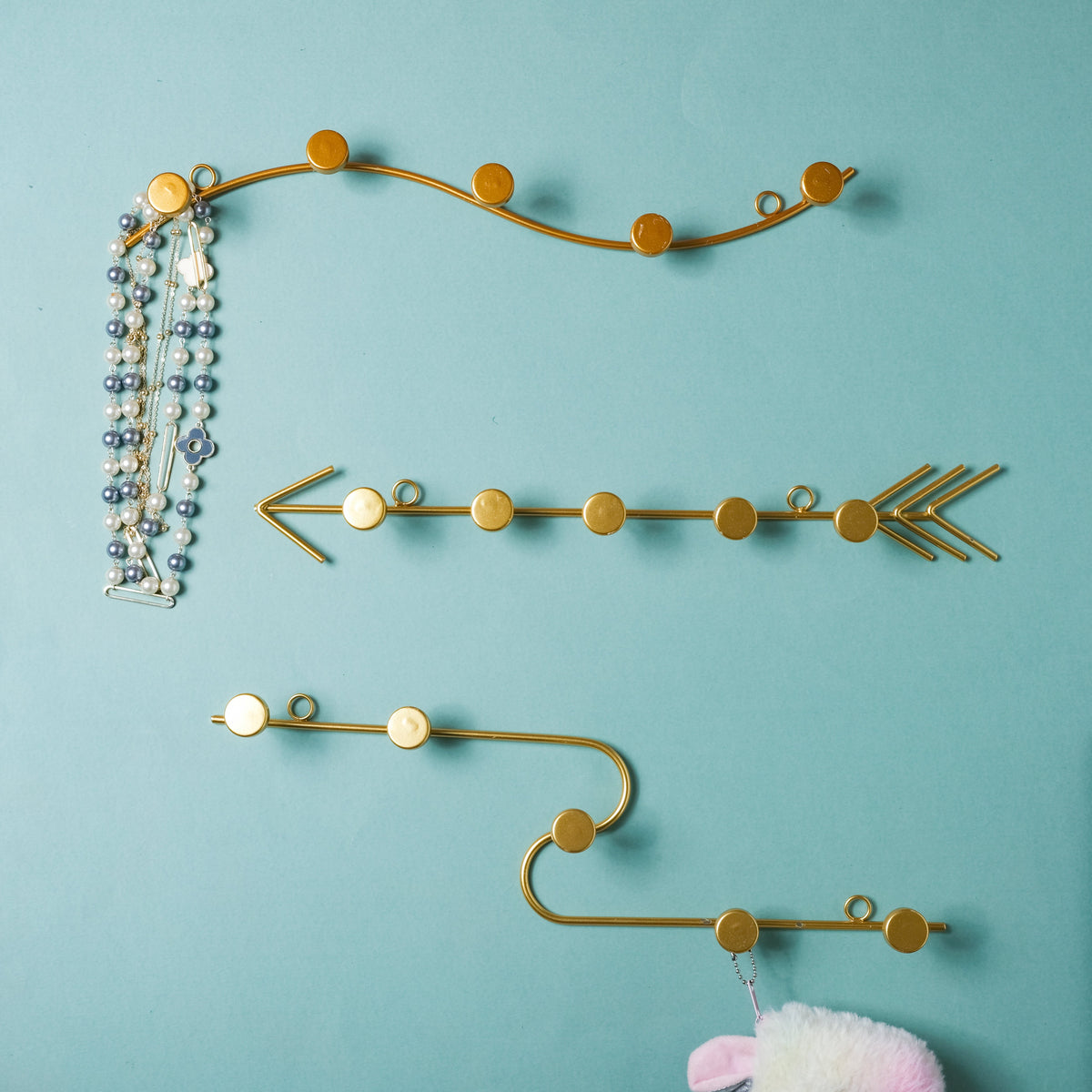 Clothes Hook - Gold Nestasia