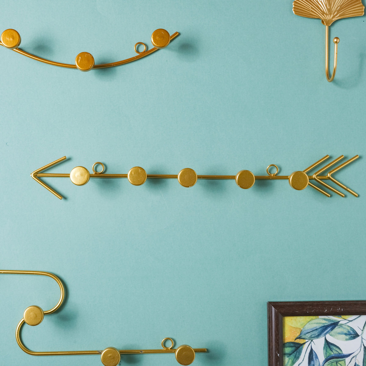 Clothes Hook - Gold Nestasia