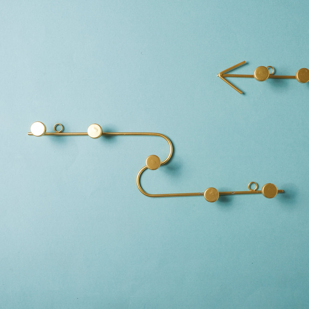 Clothes Hook - Gold Nestasia