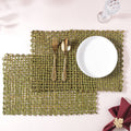 Rectangular Sabai Mat Green Nestasia