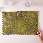Rectangular Sabai Mat Green Nestasia