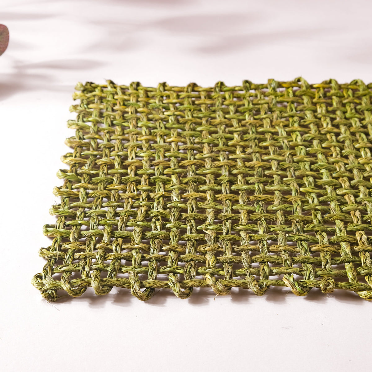 Rectangular Sabai Mat Green Nestasia