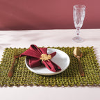 Rectangular Sabai Mat Green Nestasia
