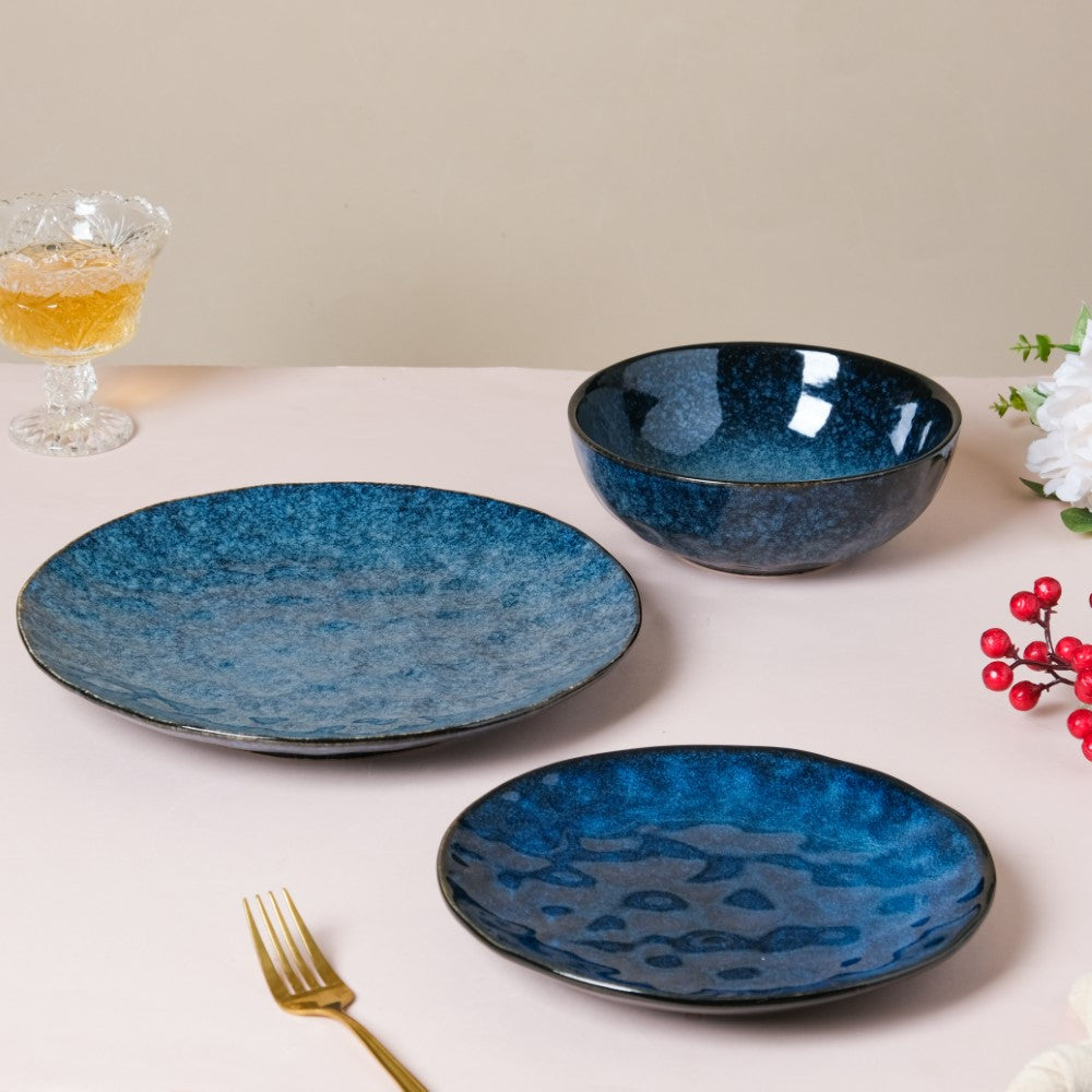 Sapphire Luxe Serving Bowl Blue 7 Inch 800 ml Nestasia