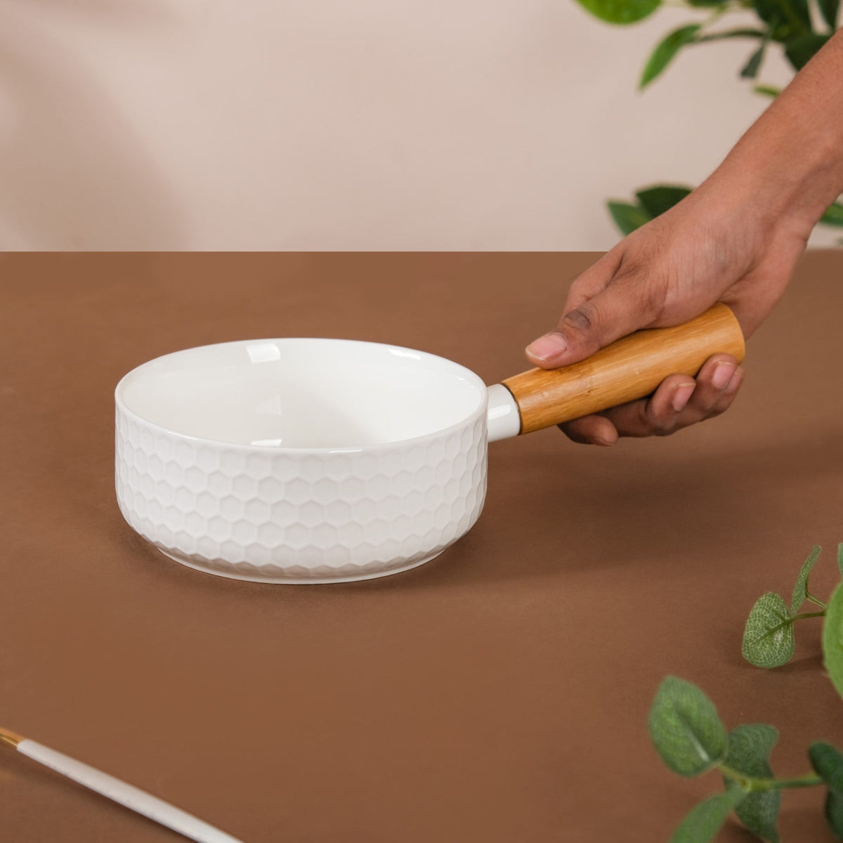 Honeycomb Bowl with Handle Nestasia