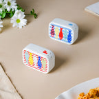 Fish Patterned Ceramic Salt And Pepper Shakers Set Nestasia