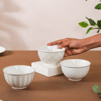 Chevron Ceramic Bowl 300 ml Nestasia