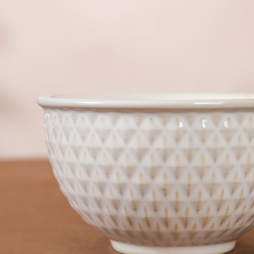 Chevron Ceramic Bowl 300 ml Nestasia
