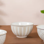 Chevron Ceramic Bowl 300 ml Nestasia