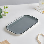 Cara Grey Ceramic Platter 9.5 Inch Nestasia